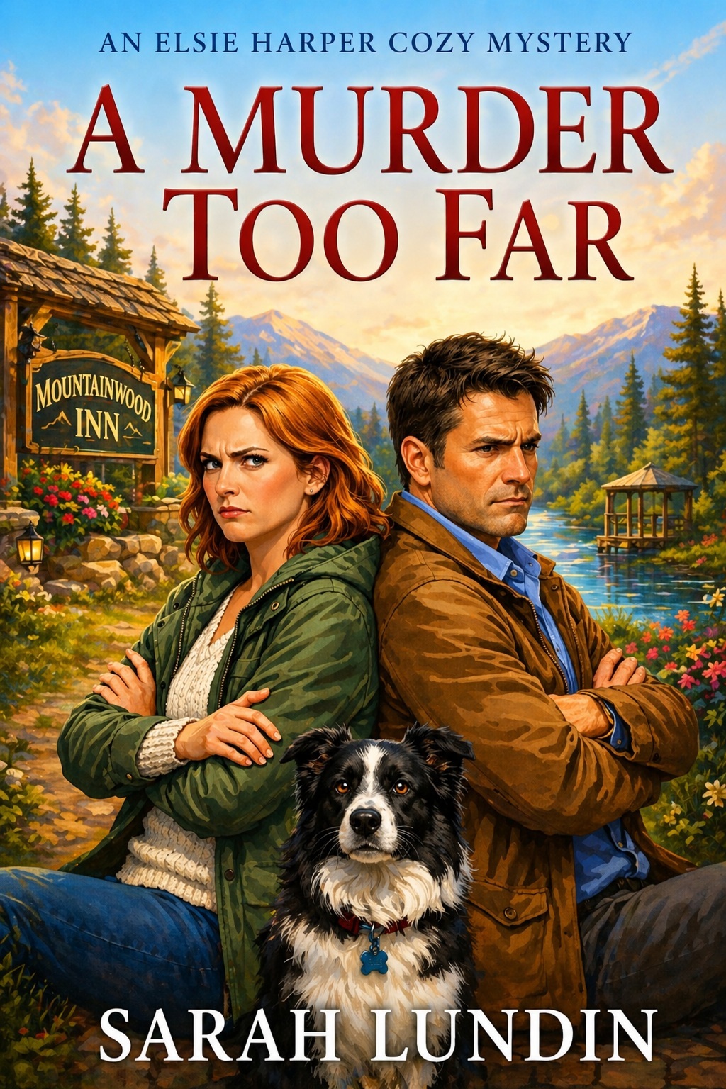 A Murder Too Far book cover by Sarah Lundin