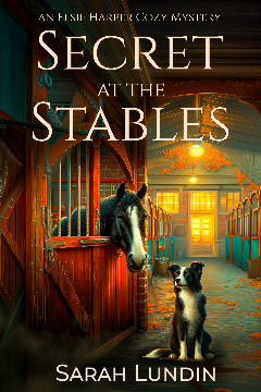 Secret at the Stables book cover by Sarah Lundin
